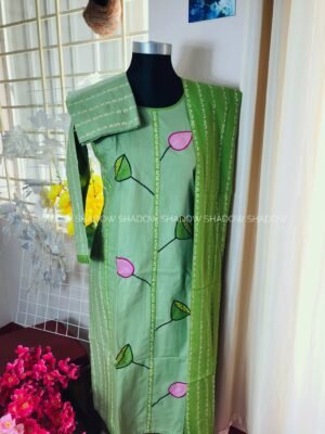 পিউর কটন স্টিচ ড্রেস – মডার্ন এমব্রয়ডারি ও সফট ফিট